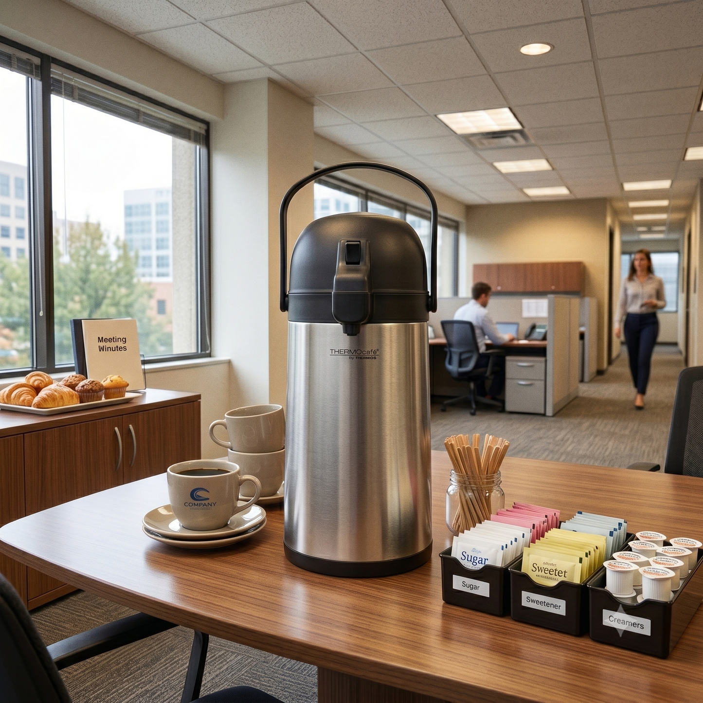 TERMO SIFON 1.9 LITROS CON AMPOLLA DE VIDRIO (GRIS)