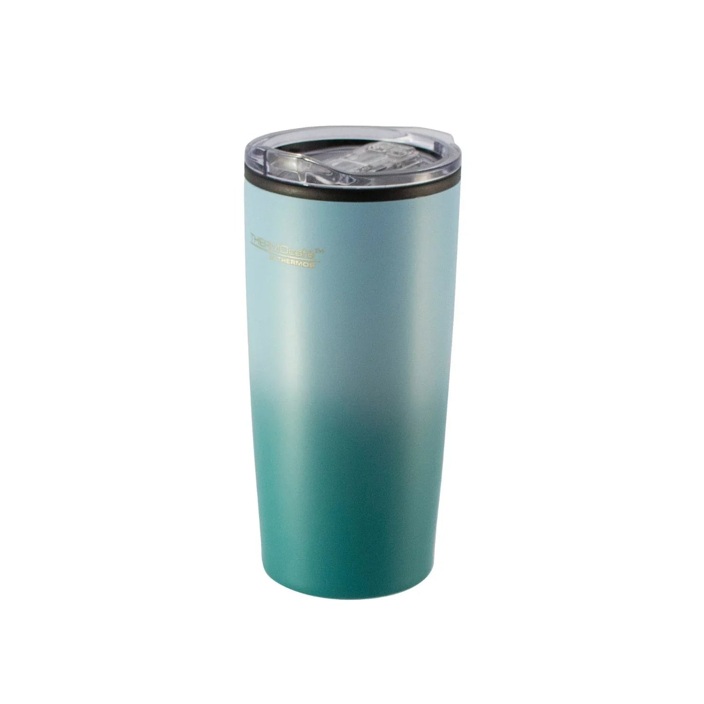 TERMO MUG ACERO INOXIDABLE DOBLE COLOR 460ML VERDE