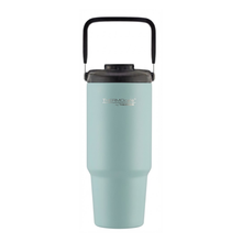 Mug Térmico Acero Inoxidable 1.2 litros con Tapa doble función + Mango Plástico Azul cielo