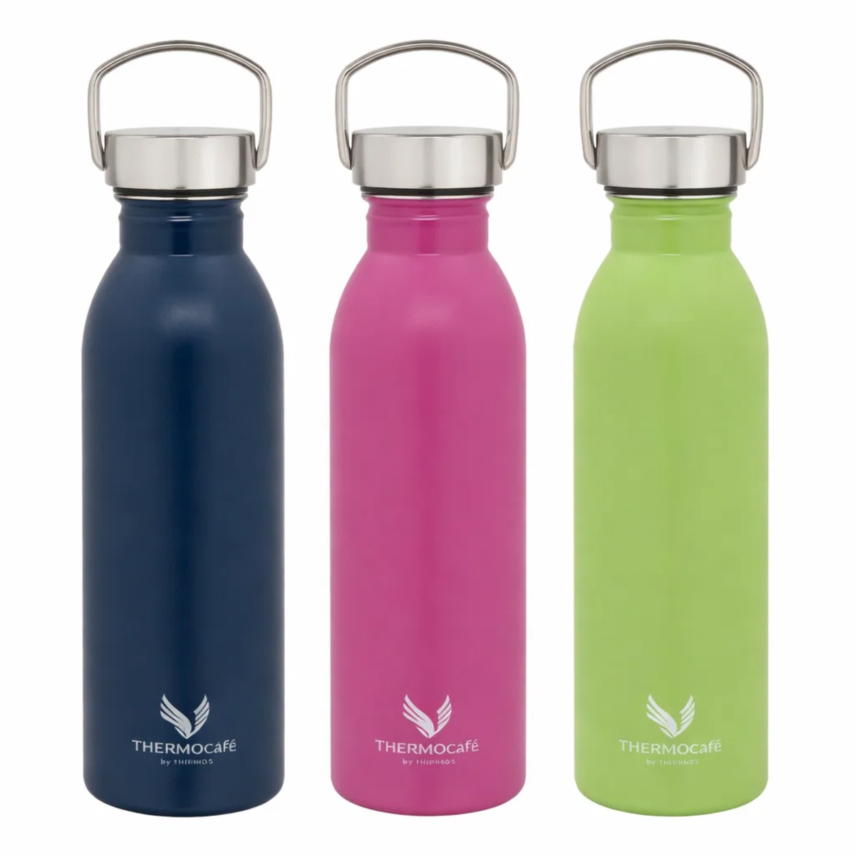 BOTELLA HIDRATACION ACERO INOXIDABLE CON MANIJA 700 ML