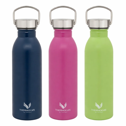 BOTELLA HIDRATACION ACERO INOXIDABLE CON MANIJA 700 ML