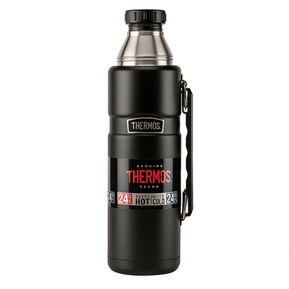 Termo Liquido 1.2 LT En Acero Inoxidable King Negro