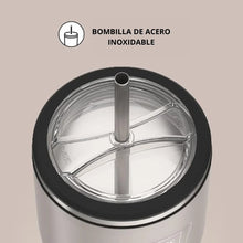 MUG ACERO INOXIDABLE DOBLE PARED CON PITILLO 710ML 24oz ARENA