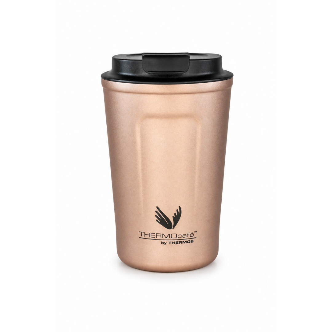 THERMO MUG ACERO INOX FIP LID 350ML ROSE