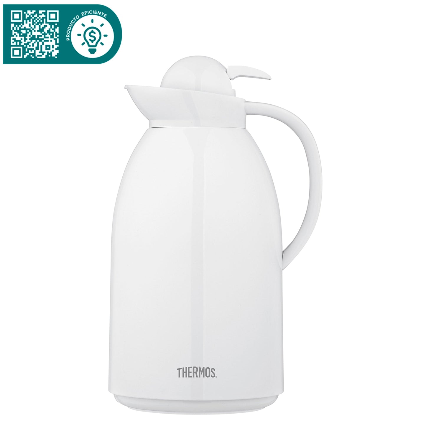 JARRA 1.5LT PLÁSTICA TÉRMICA BLANCA