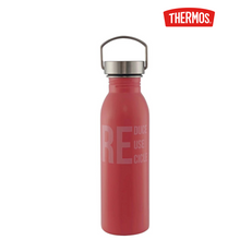 BOTELLA DE HIDRATACION EN ACERO INOXIDABLE CON MANIJA 700ML ROSADA
