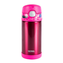 TERMO LIQUIDO 355ML ACERO INOXIDABLE DOBLE PARED FUNTAINER ROSA CON PITILLO