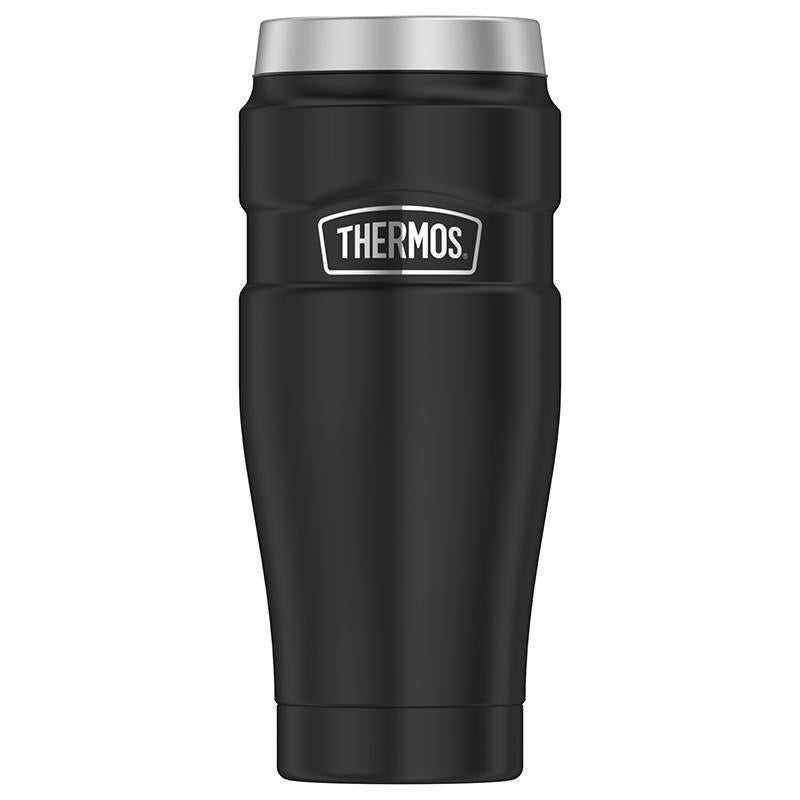 Mug King 470 ML En Acero Inoxidable Negro