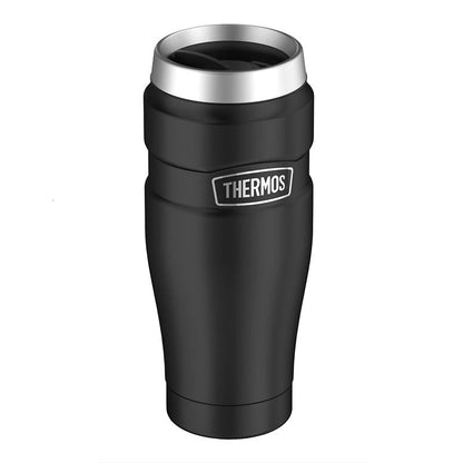 Mug King 470 ML En Acero Inoxidable Negro