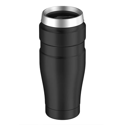 Mug King 470 ML En Acero Inoxidable Negro