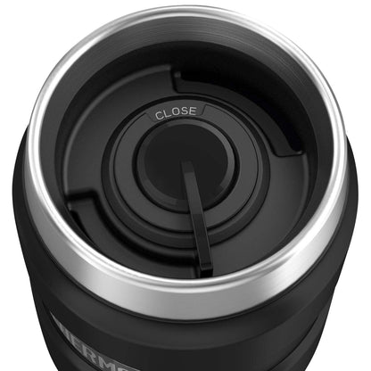 Mug King 470 ML En Acero Inoxidable Negro