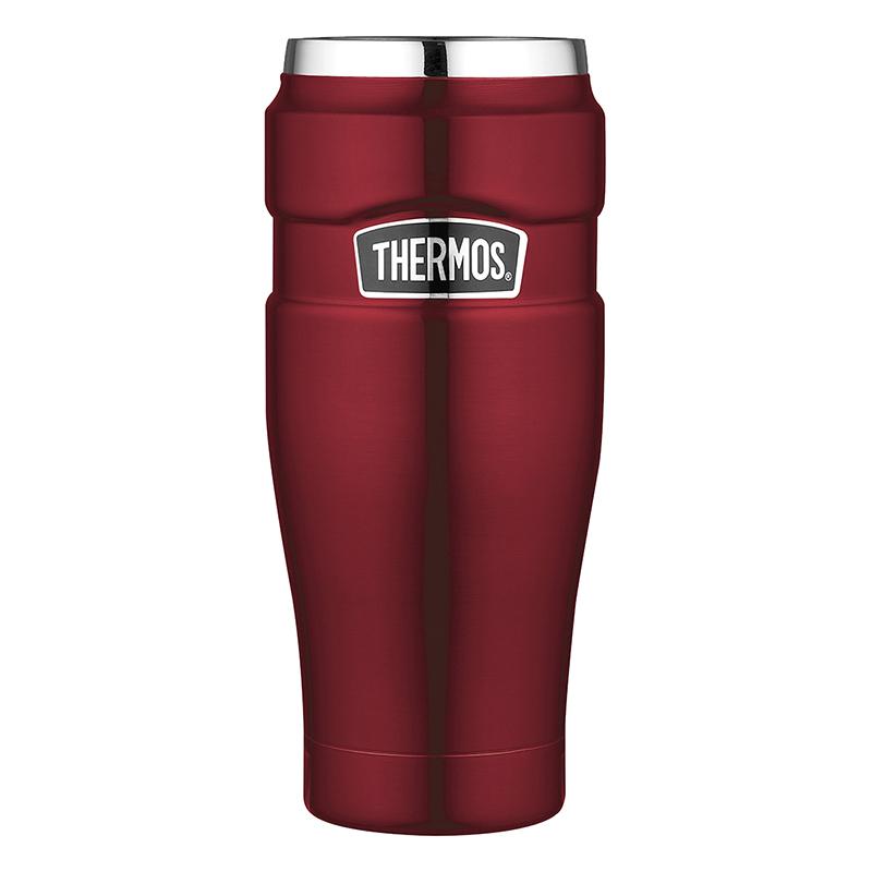 Mug King 470 ML En Acero Inoxidable Rojo