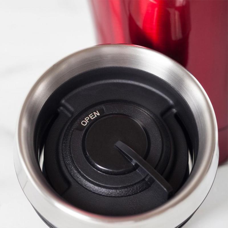 Mug King 470 ML En Acero Inoxidable Rojo
