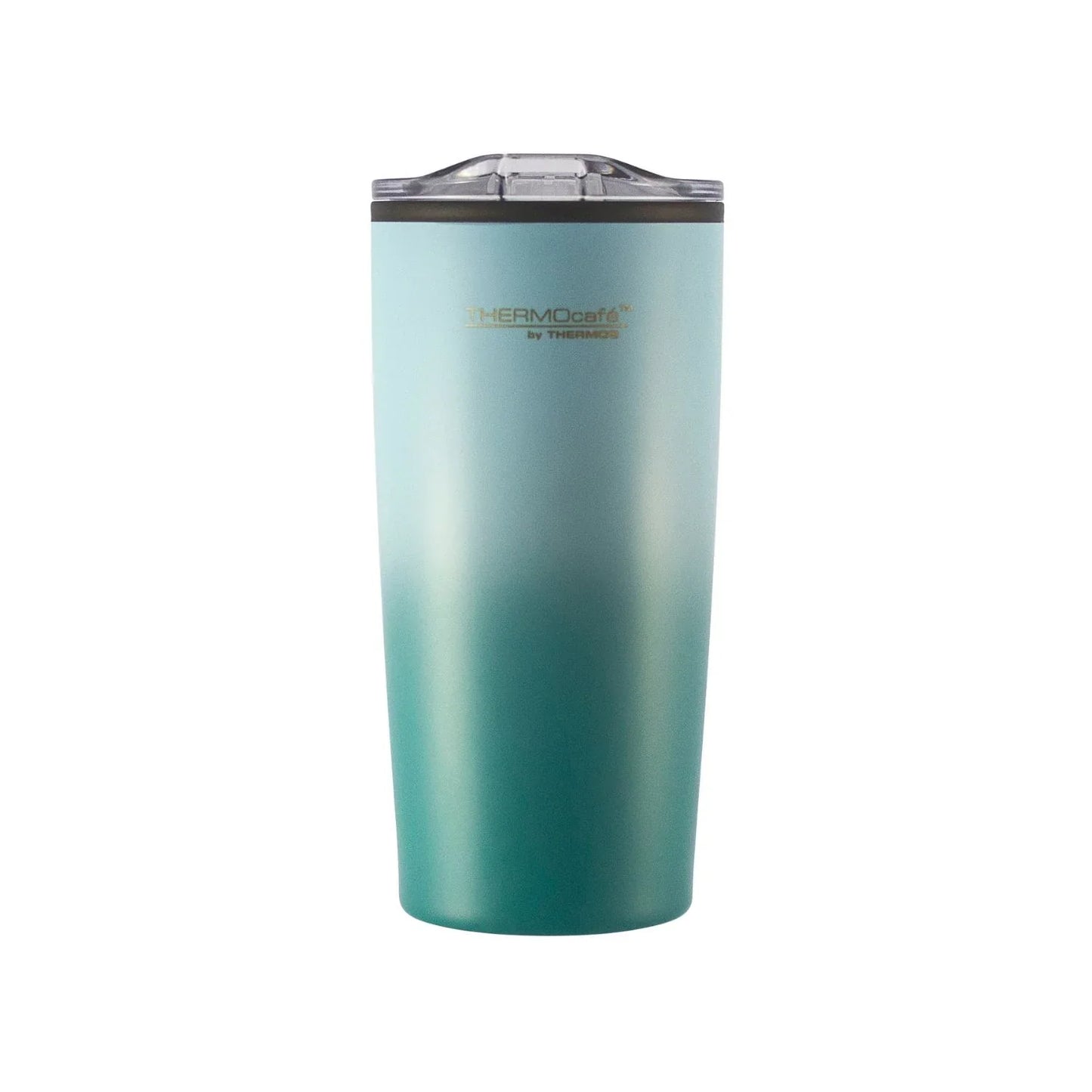 TERMO MUG ACERO INOXIDABLE DOBLE COLOR 460ML VERDE