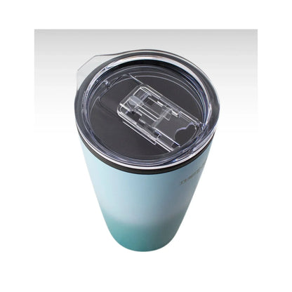 TERMO MUG ACERO INOXIDABLE DOBLE COLOR 460ML VERDE