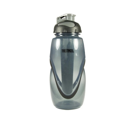 BOTELLA HIDRATACION PLASTICA HYDROACTIVE 450ML GRIS CON TUBO PARA ENFRIAR HIELO