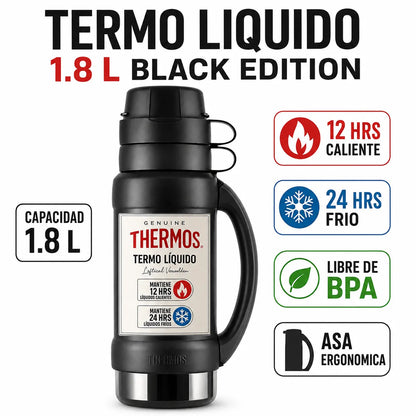 TERMO LIQUIDO NEW MATERO 1,8L NEGRO